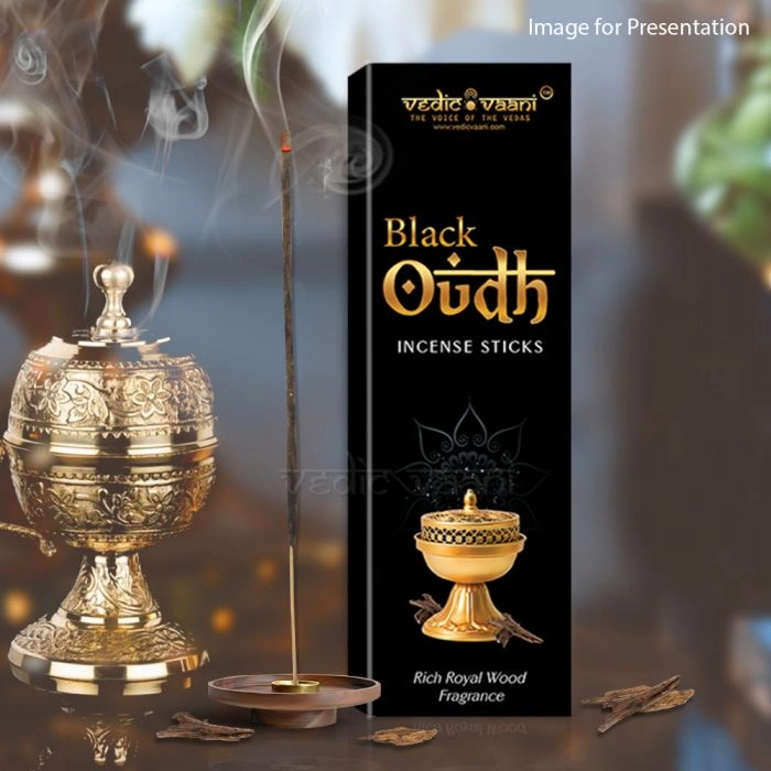 Black Oudh Incense Sticks (100 Grams)-100-2