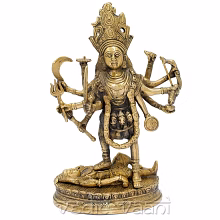 vedic vaani™ kali statue in brass - big