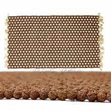 vedic vaani™ meditation mat made of rudraksha beads
