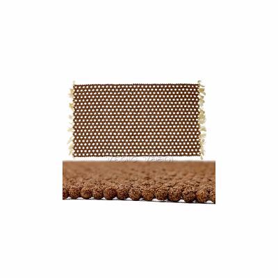 vedic vaani™ meditation mat made of rudraksha beads