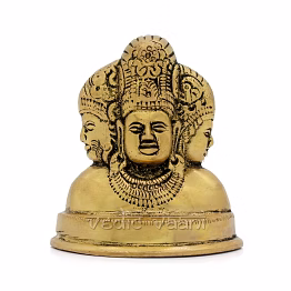 brahma vishnu mahesh (shiva) idol - trimurti by vedic vaani™