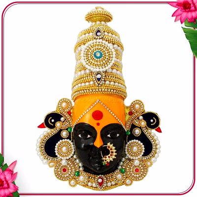 vedic vaani™ vedic vaani kolhapuri mahalakshmi margashirsha vratam devi face/mukhavata