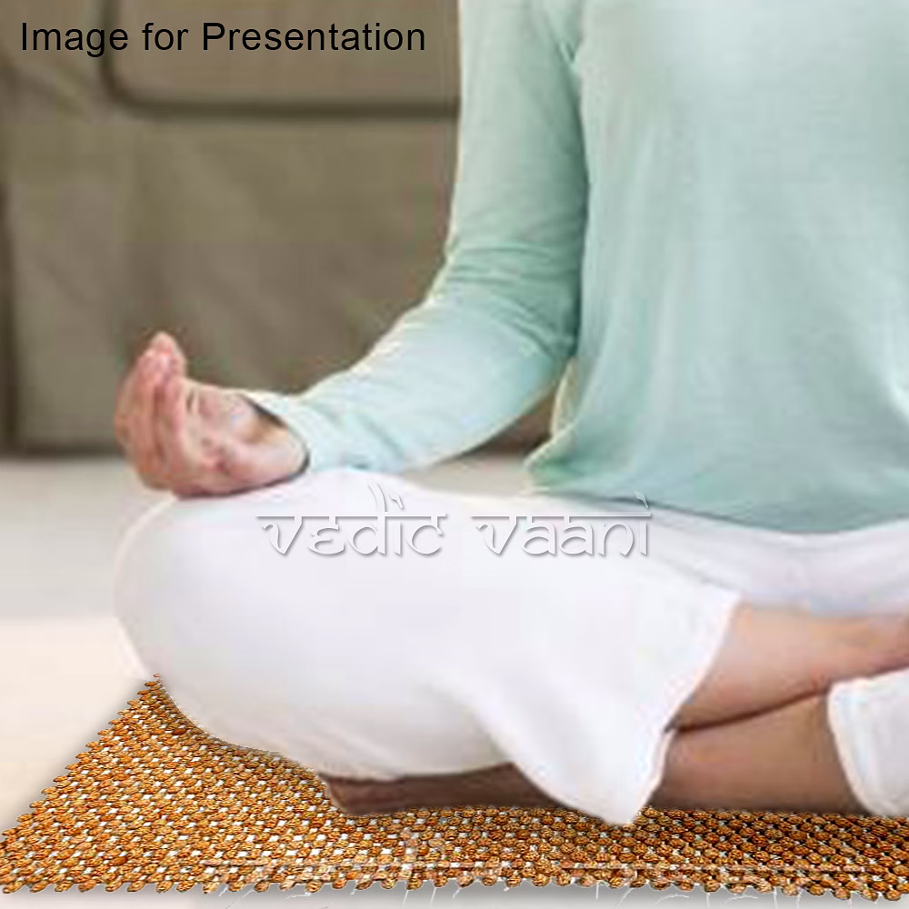 Aasan for Puja made of Rudraksha Beads image 4