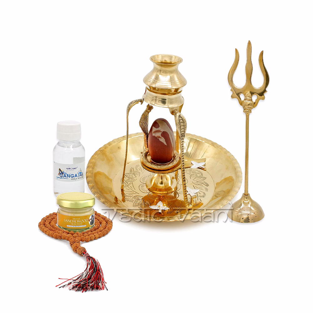 Shiva Banalingam Puja Archana Set with Trishul by Vedic Vaani™ image 3