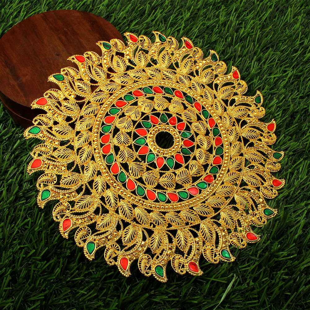 Lord Vishnu Sudarshana Chakra - Vedic Vaani™ Spiritual Home Decor and Ritual Accessory image 4