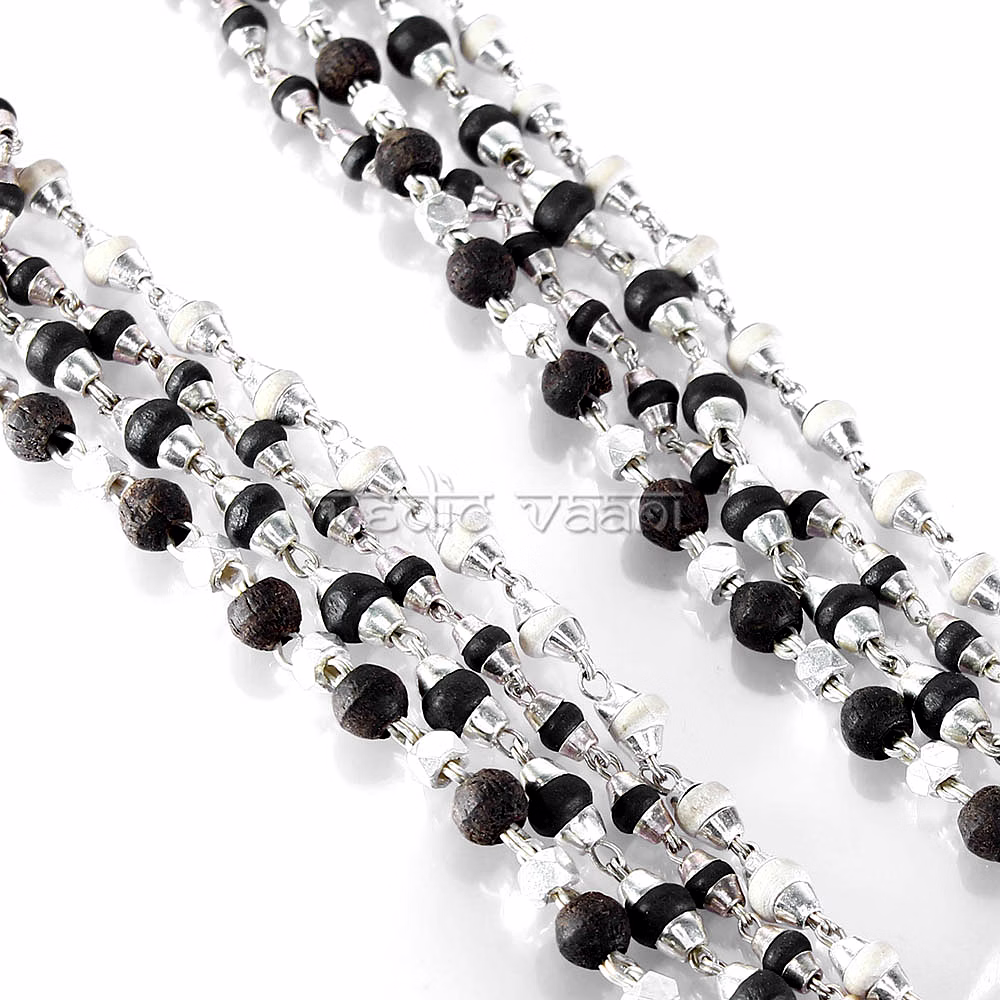 Tulsi Vrinda - Religious Kanthi Jewellery Set by Vedic Vaani™ image 3