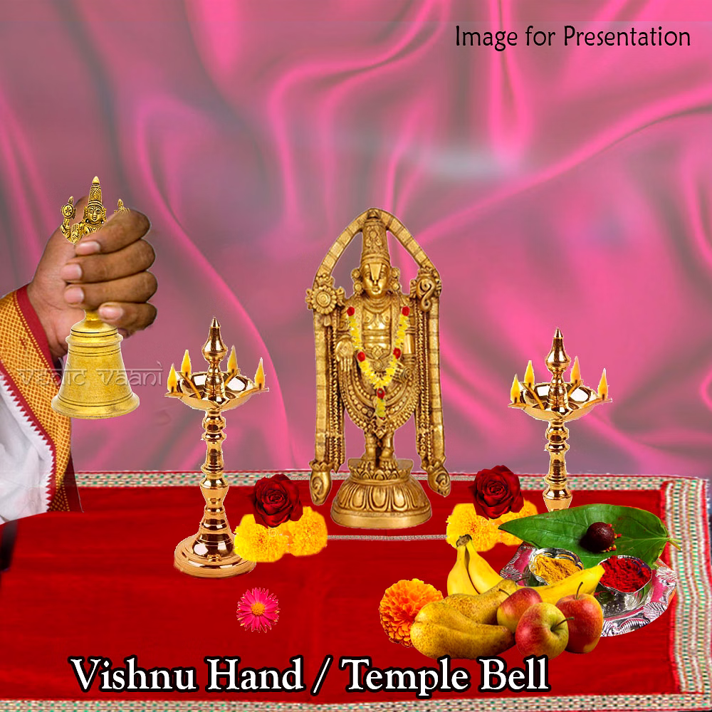 Buy Vishnu Hand / Temple Bell by Vedic Vaani™ for Spiritual Bliss image 4