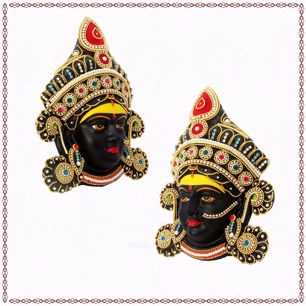 Vedic Vaani Decorative Face of Maa Kali image 2