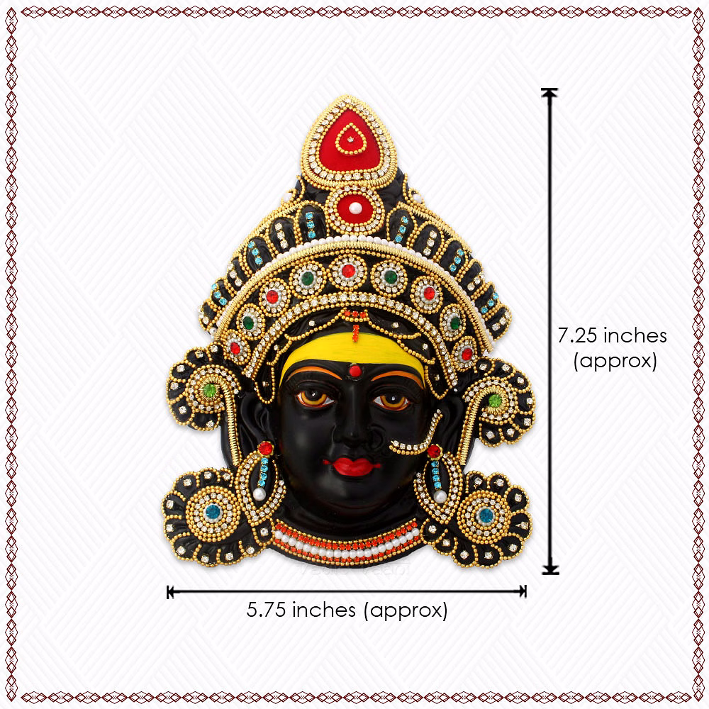 Vedic Vaani Decorative Face of Maa Kali image 3