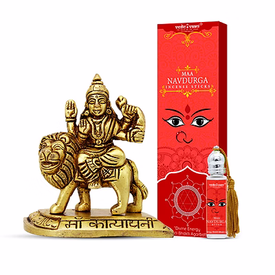 vedic vaani kalratri devi idol gift set for spiritual worship