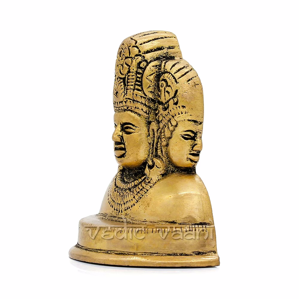 Brahma Vishnu Mahesh (Shiva) Idol - Trimurti by Vedic Vaani™ image 3