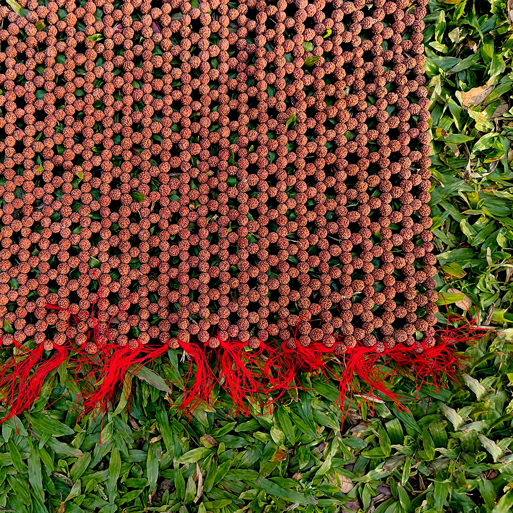 Divine Rudraksha Mat by Vedic Vaani™ for Spiritual Spaces image 2