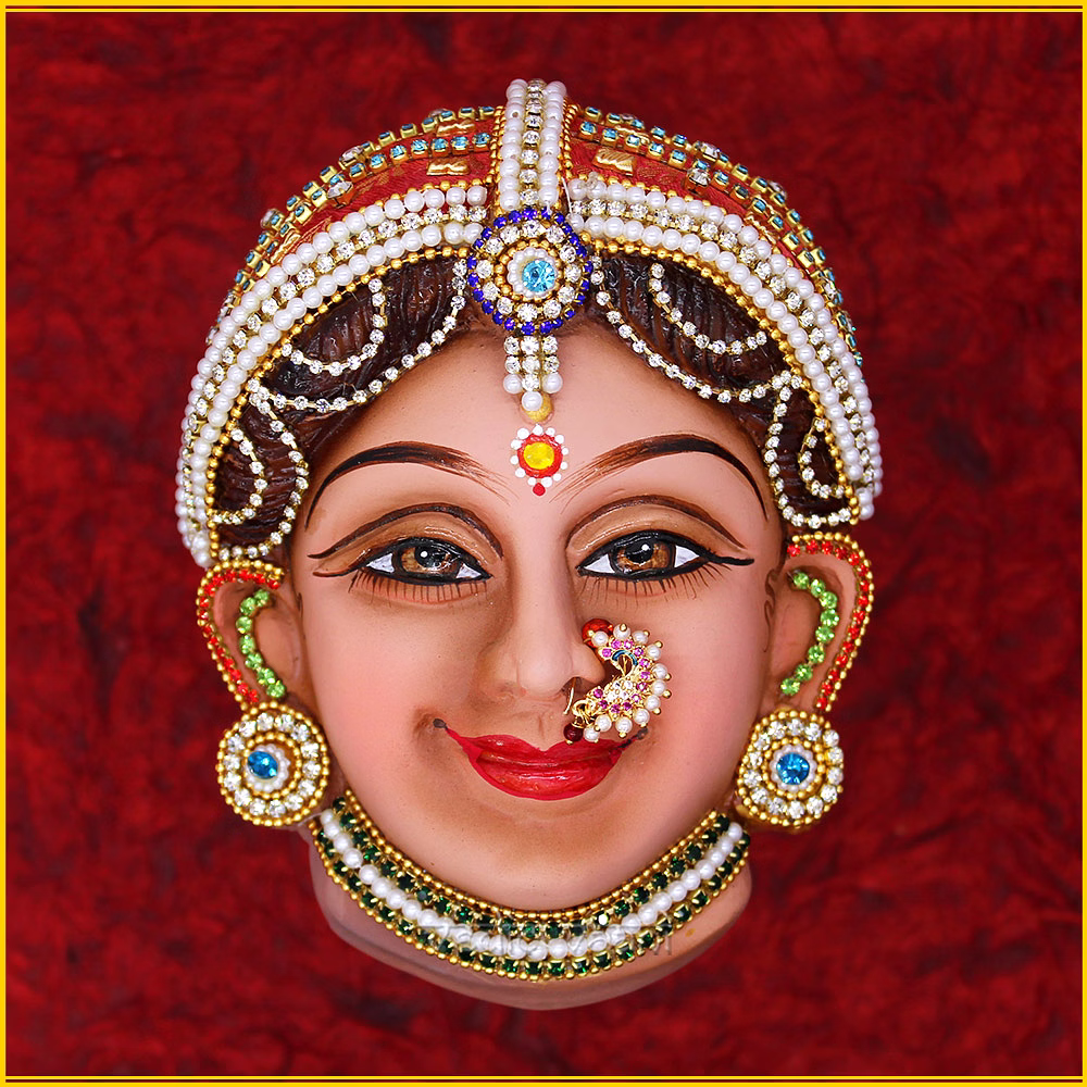 vedic vaani™ face of devi for margashirsha pooja