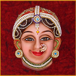 vedic vaani™ face of devi for margashirsha pooja
