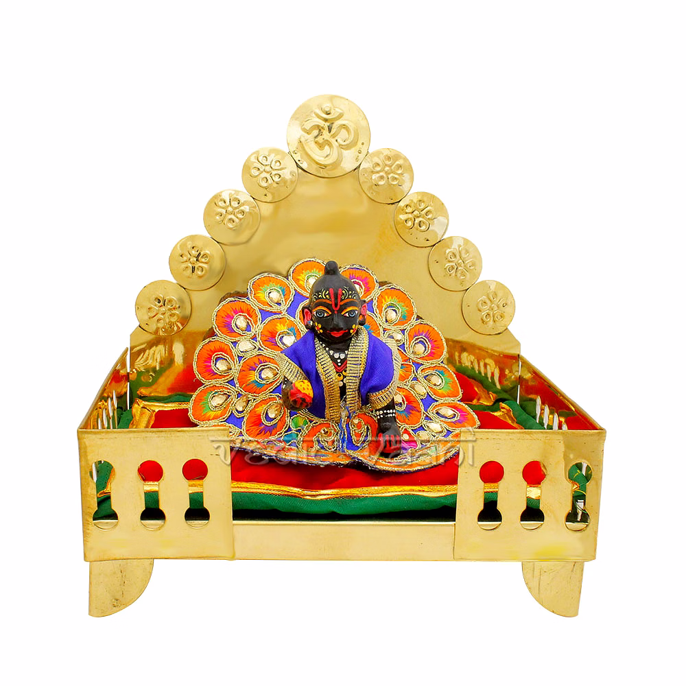 Laddu Gopal Bathakjee Sinhashan Set image 1