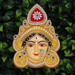 vedic vaani™ attractive mahalaxmi face (mask) mukhavata