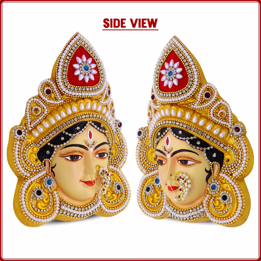 Attractive Mahalaxmi Face (Mask) Mukhavata image 2