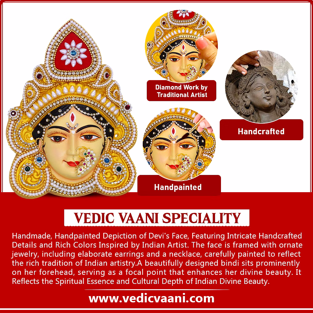 Attractive Mahalaxmi Face (Mask) Mukhavata image 5