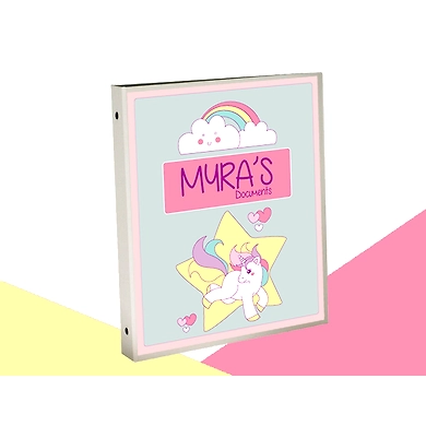 Unicorn Theme Binder-PPBR07