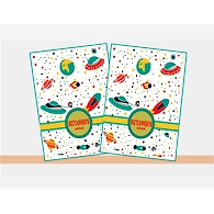 Space Theme Note book