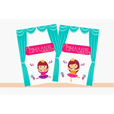 Ballerina Theme Notebook-PPNB04