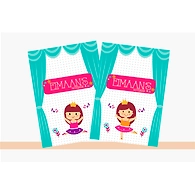 Ballerina Theme Notebook