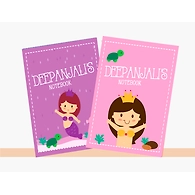 Mermaid Theme Notebook
