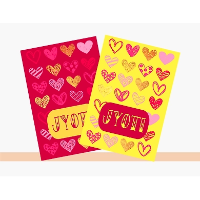 Heart Theme Notebook-PPNB14