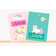Unicorn Theme Notebook