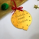Circle with dip Ornament - GOLD MIRROR-or9-sm
