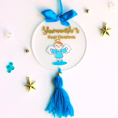 Boy Angel Ornament-cs7