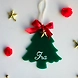 Tree Ornament-Green-cs17-sm
