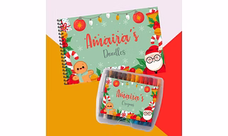 Doodle Book with Crayons