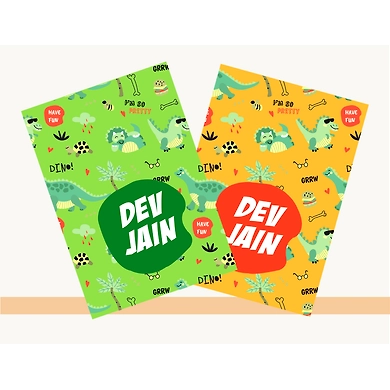 Roar-a-saur Theme Notebook-PPNB22