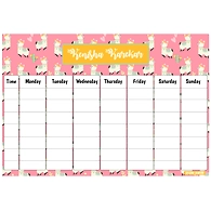 Llama Theme Re-Writable Weekly Planner