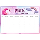 Unicorn Theme Re-Writable Weekly Planner-PPWP1-sm