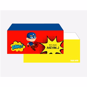 ComicSuperhero Theme Envelope Set