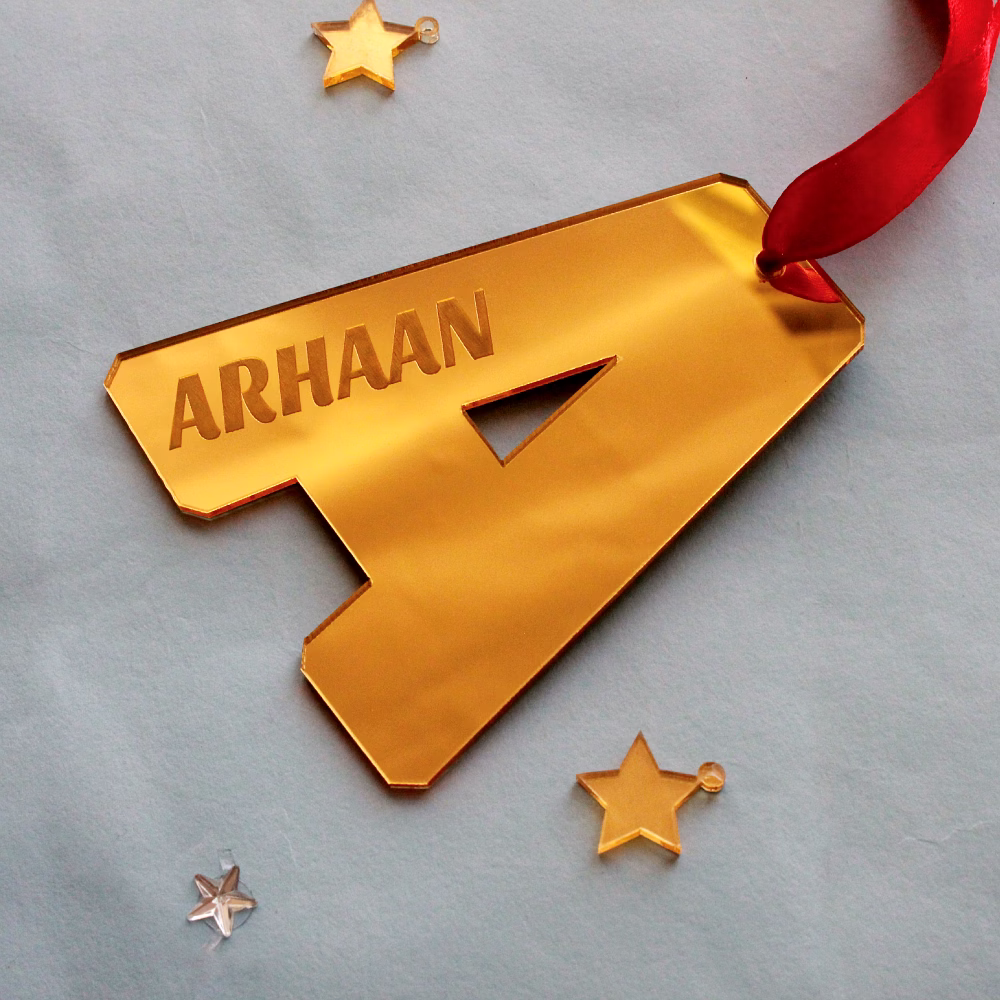 Alphabet Ornament-Gold image 1