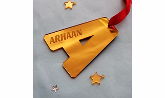 Alphabet Ornament-Gold