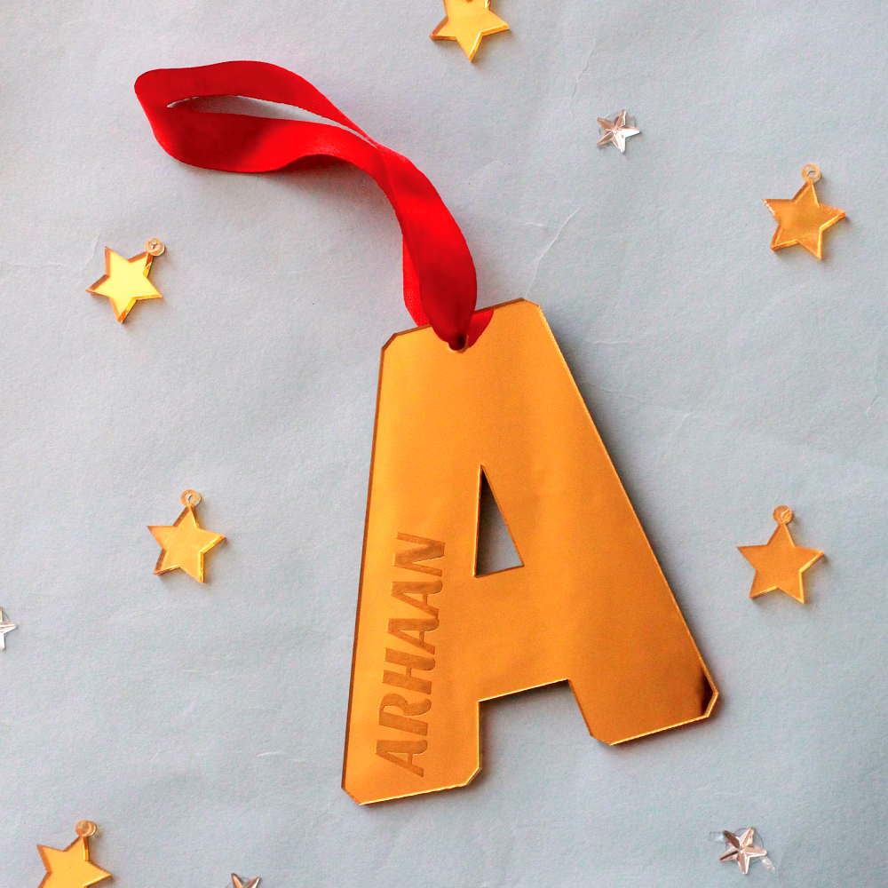 Alphabet Ornament-Gold image 2
