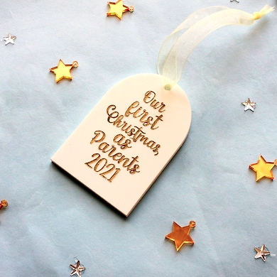Our First Christmas Ornament-1