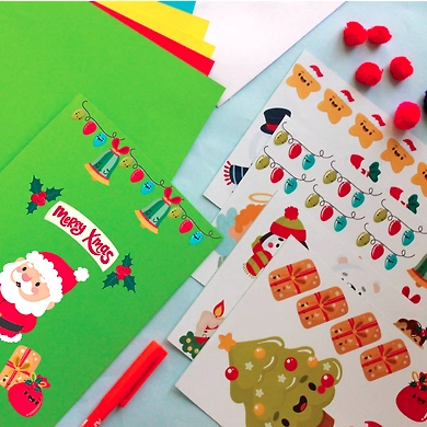 Christmas Make Your Own Cards Kit-christmas18