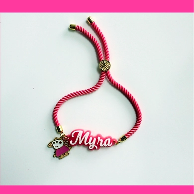 Pink Bracelet Rakhi-1