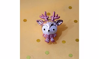 3D Reindeer Face Ornament