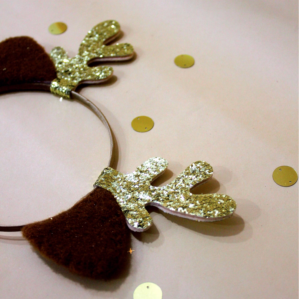 Felt Reindeer Head Band image 2