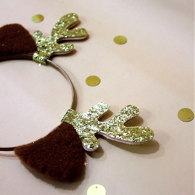 Felt Reindeer Head Band-1