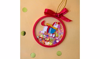 Glitter Shake Ornament--Unicorn