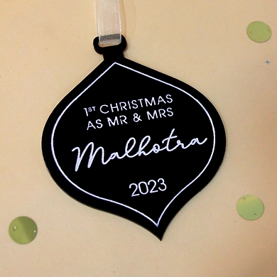 Mr &amp; Mrs Ornament-PPCH23-13