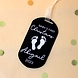 Baby's Foot Impressions Christmas Ornament-PPCH23-14-sm