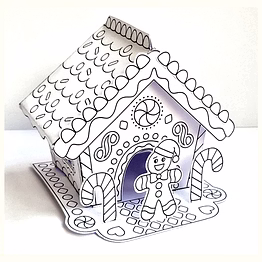 ginger bread house diy kit